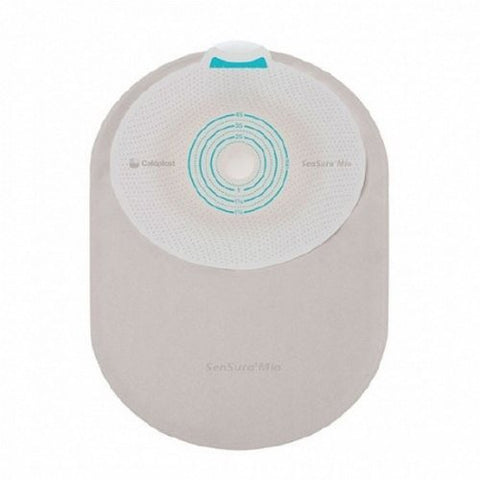 Coloplast, Filtered Ostomy Pouch SenSura Mio One-Piece System Midi 5/8 to 1-3/4 Inch Stoma Closed End Flat, Tr, Box Of 30