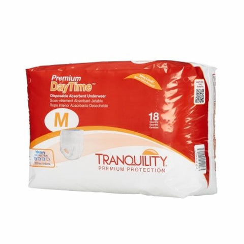 Principle Business Enterprises, Unisex Adult Absorbent Underwear Pull On Medium Disposable 2105, Count of 18