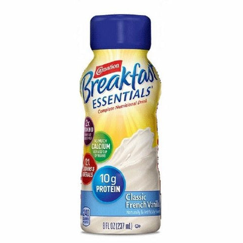 Nestle Healthcare Nutrition, Carnation Breakfast Essentials High Protein French Vanilla, Case Of 4