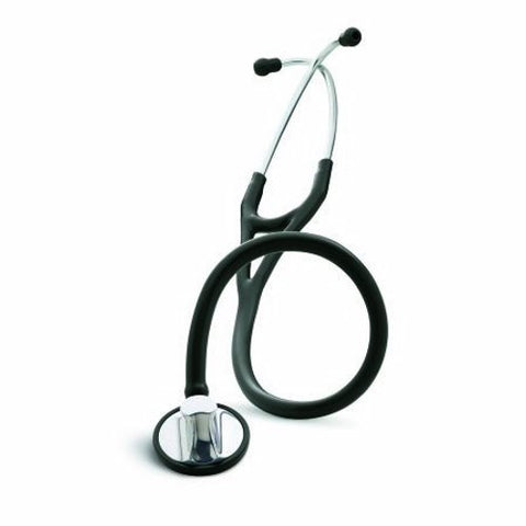 3M, Cardiology Stethoscope 3M Littmann Master Cardiology Black 1-Tube 27 Inch Tube Single Head Chestpie, 1 Each