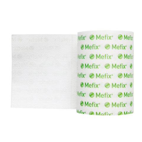 Molnlycke, Dressing Retention Tape Mefix Skin Friendly Nonwoven 4 Inch X 11 Yard White NonSterile, Box Of 1