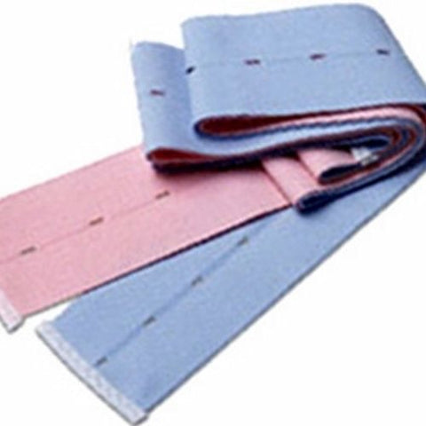 Cardinal, Transducer Belt Life Trace Buttonhole Style, Pink and Blue, 2-3/8 X 48 Inch Fetal Monitoring, Count of 50