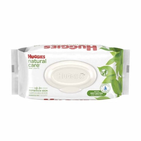Huggies, Baby Wipe Huggies Natural Care Soft Pack Aloe / Vitamin E Unscented 56 Count, Case Of 8