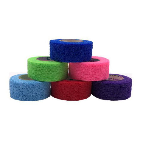 Andover Coated Products, Cohesive Bandage CoFlex 2 Inch X 5 Yard Standard Compression Pink / Blue, Count of 1