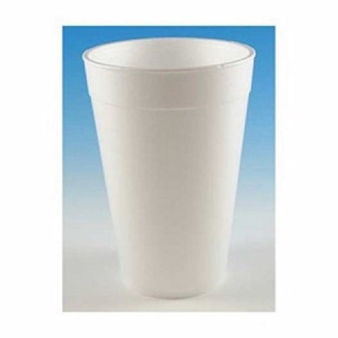WinCup, Drinking Cup WinCup 32 oz. White Styrofoam Disposable, Count of 500