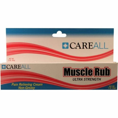 New World Imports, Topical Pain Relief CareAll 10% - 15% Strength Menthol / Methyl Salicylate Ointment 3 oz., 3 Oz