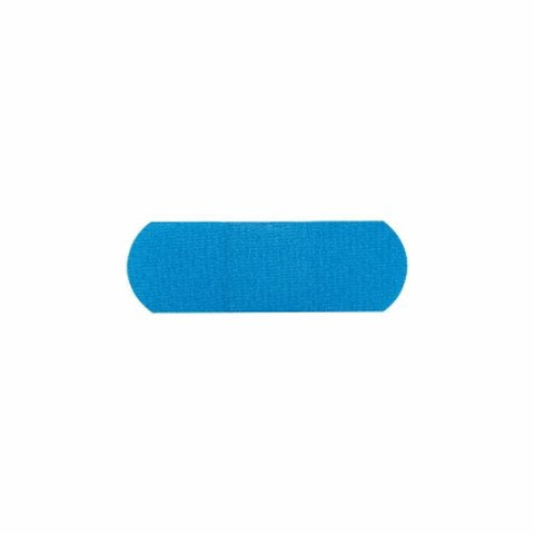 Dukal, Metal Detectable Adhesive Strip American White Cross 1 X 3 Inch Fabric Rectangle Blue Sterile, Count of 1300