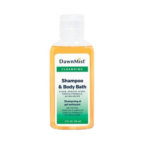Donovan, Shampoo and Body Wash DawnMist 2 oz. Flip Top Bottle Apricot Scent, 2 Oz
