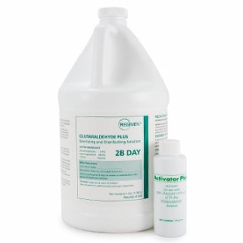 Regimen, Glutaraldehyde High-Level Disinfectant REGIMEN Activation Required Liquid 1 gal. Jug Max 28 Day Reu, Count of 4
