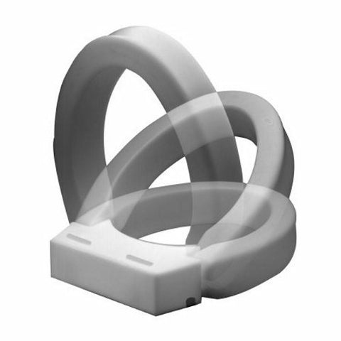 Maddak, Raised Toilet Seat Tall-Ette 3 Inch Height White 350 lbs. Weight Capacity, Count of 1