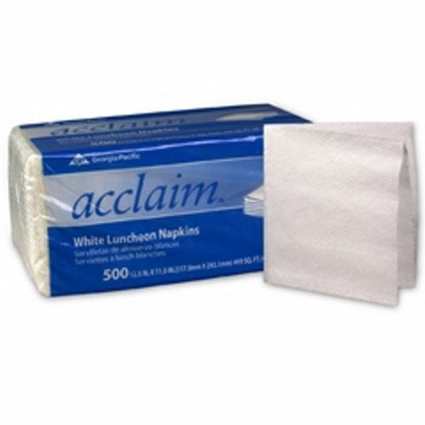 Georgia Pacific, Luncheon Napkin Acclaim White Paper, 1 Pack