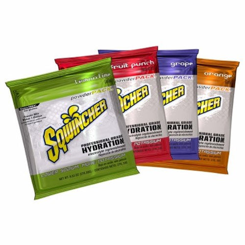 Kent Precision Foods, Electrolyte Replenishment Drink Mix Sqwincher  Powder Pack  Assorted Flavors 9.53 oz., Count of 80