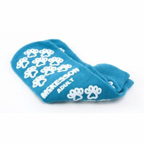 McKesson, Slipper Socks Unisex Adult One Size Fits Most Double Tread 40-3828-001, Count of 48