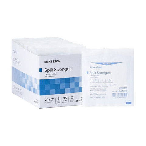 McKesson, I.V. / Drain Split Dressing, Case Of 20