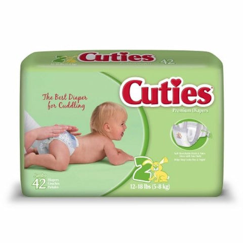 First Quality, Unisex Baby Diaper Size 2 Disposable Heavy Absorbency CR2001, 1 Pack