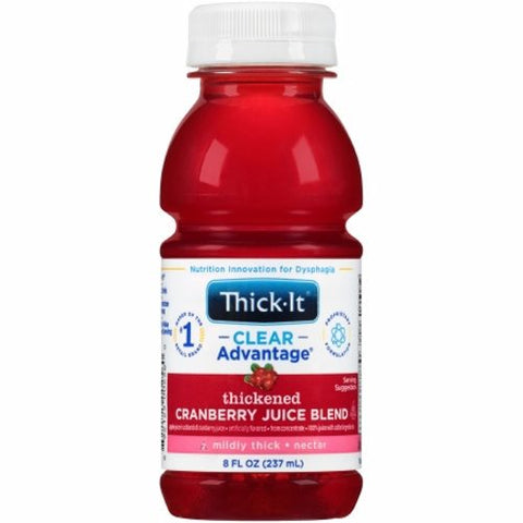 Kent Precision Foods, Thickened Beverage Thick-It Clear Advantage Cranberry Flavor Ready to Use N, 8 Oz