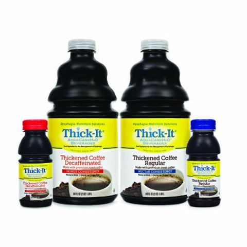 Thick-It, Thickened Beverage Thick-It AquaCareH2O 64 oz. Container Bottle Coffee Flavor Ready to Use Nectar, Count of 4