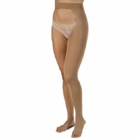 Jobst, Compression Stocking Chap Style Right Medium Beige Open Toe 114677, 1 Pair