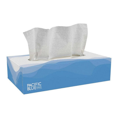 Georgia Pacific, Facial Tissue Preference White 7-3/5 X 9 Inch, Box Of 100
