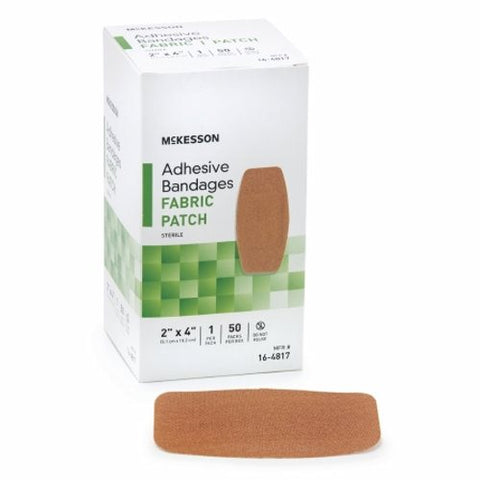 McKesson, Adhesive Strip 2 X 4 Inch Tan Sterile, Box Of 1