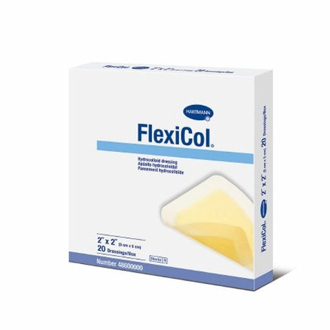 Hartmann Usa Inc, Hydrocolloid Dressing FlexiCol 2 X 2 Inch Square Sterile, Box Of 20