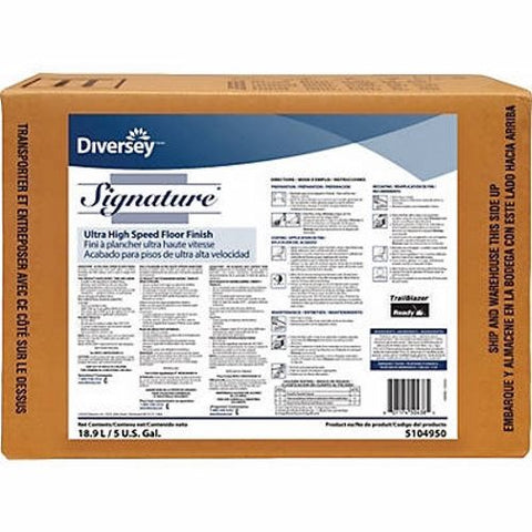 Lagasse, Floor Finish Diversey Signature Liquid 5 gal. Box Ammonia Scent, 5 Gallons