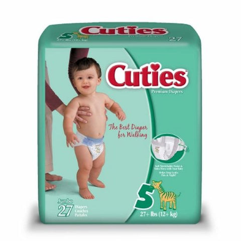 First Quality, Unisex Baby Diaper Size 5 Disposable Heavy Absorbency CR5001, Case Of 4
