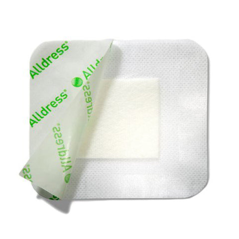 Molnlycke, Composite Dressing Alldress 4 X 4 Inch Polyester Nonwoven Sterile, Count of 70