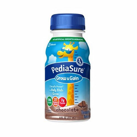 Pediasure, Pediatric Oral Supplement PediaSure Milk Chocolate Flavor 8 oz. Bottle Ready to Use, Count of 24