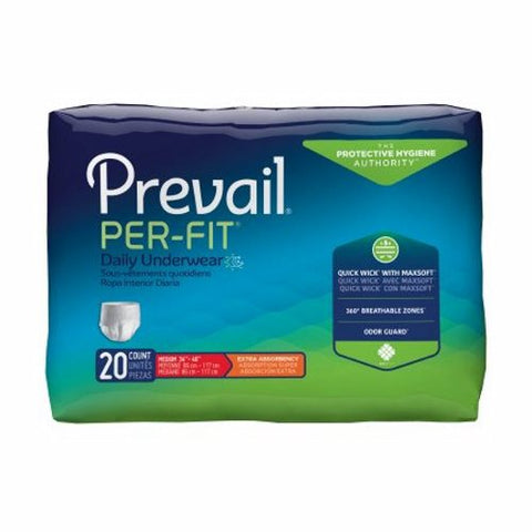 First Quality, Male Adult Absorbent Underwear Pull On Medium Disposable PFM-512, Count of 20