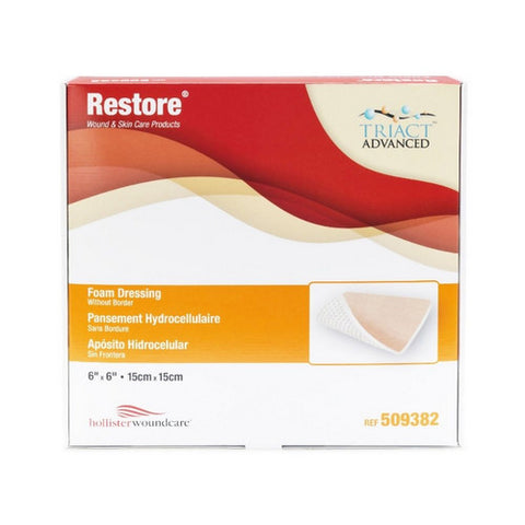 SteadMed, Foam Dressing 6 X 6 Inch Without Border Film Backing Nonadhesive 509382, Box Of 10