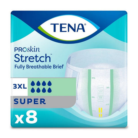 Tena, Unisex Adult Incontinence Brief TENA Stretch Bariatric Tab Closure 3X-Large Disposable Heavy Absorb, Case Of 4