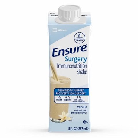 Abbott Nutrition, Ensure Surgery Immunonutrition Shake Vanilla Flavor, Count of 15