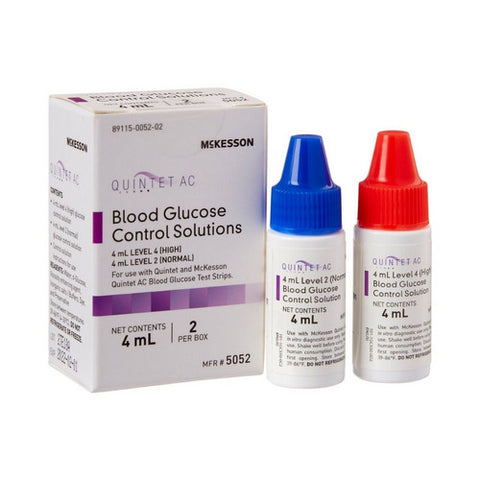 McKesson, Blood Glucose Control Solution, Case Of 100