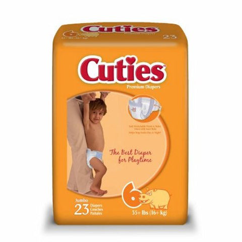 First Quality, Unisex Baby Diaper Complete Care Size 6 Disposable Heavy Absorbency, Pack Of 23