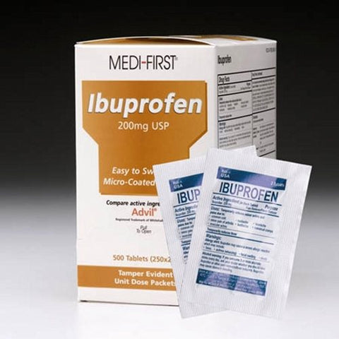 Medique, Pain Relief Medi-First 200 mg Strength Ibuprofen Tablet 250 per Box, Box Of 250