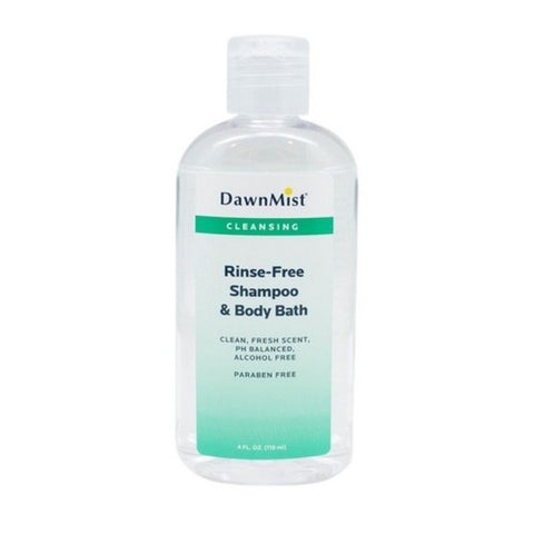 Donovan, Rinse-Free Shampoo and Body Wash DawnMist 4 oz. Flip Top Bottle Scented, 4 Oz