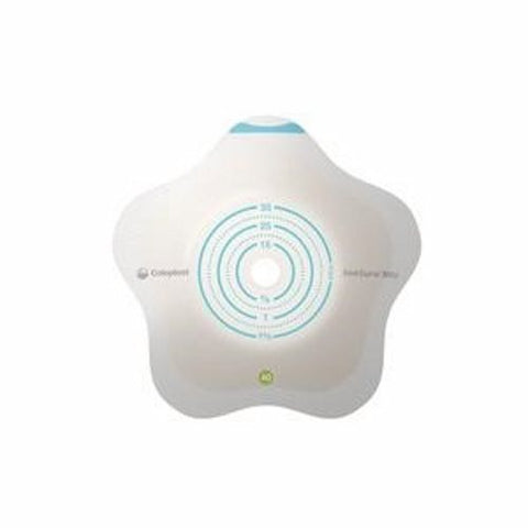 Coloplast, Ostomy Barrier SenSura Mio Convex Flip Trim To Fit, Standard Wear Green Code 3/8 to 1-3/8 Inch Stom, Box Of 5