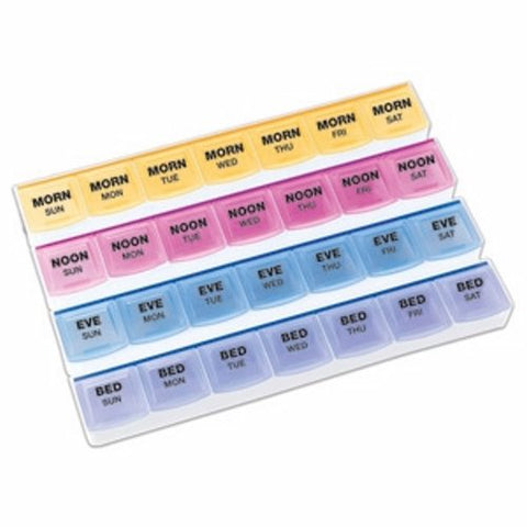 Mediplanner, Pill Organizer Mediplanner Standard Size 7 Day 4 Dose, Count of 1