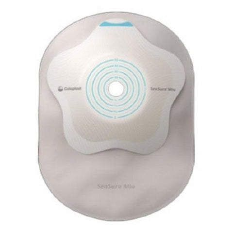 Coloplast, Ostomy Pouch SenSura Mio Concave One-Piece System 3/8 to 2-3/8 Inch Stoma Closed End Concave, Trim, Box Of 10