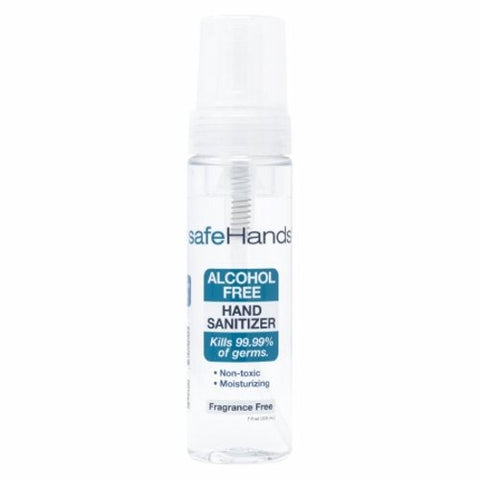 Safehands, Alcohol-Free Hand Sanitizer SafeHands 7 oz. BZK (Benzalkonium Chloride) Foaming Pump Bottle, 7 Oz
