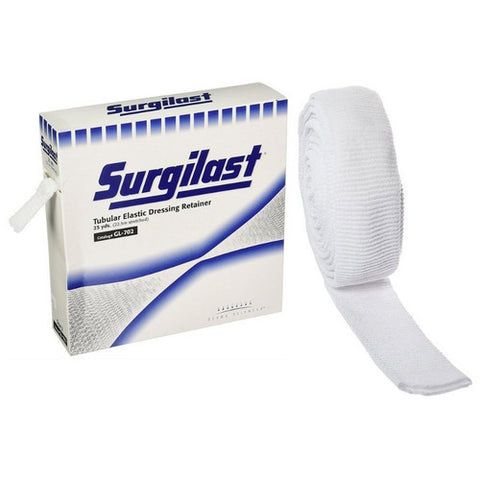 Dermascience, Elastic Net Retainer Dressing Tubular Elastic 25 Yard Size 2 White GL702, Box Of 1