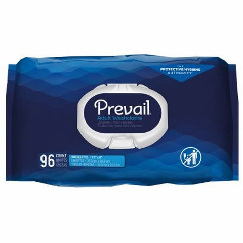 First Quality, Personal Wipe Prevail Soft Pack Aloe / Vitamin E Scented 96 Count, Pack Of 96