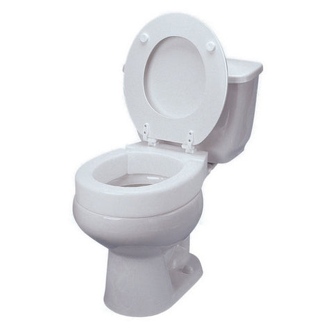 Maddak, Elongated Raised Toilet Seat Tall-Ette 3 Inch Height White 350 lbs. Weight Capacity, Count of 1