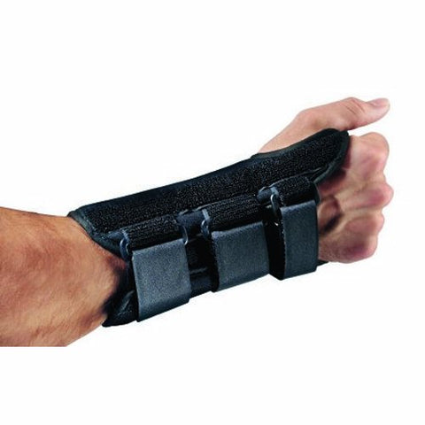 DJO, Wrist Brace Aluminum Foam Spandex Plastic Left Hand Black Medium 79-87295, Count of 1
