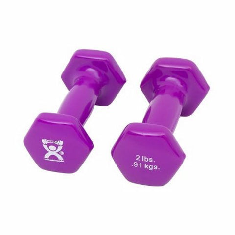 Fabrication Enterprises, Dumbbell Pair Dumbbell CanDo 2 X 2 lbs., 1 Pair