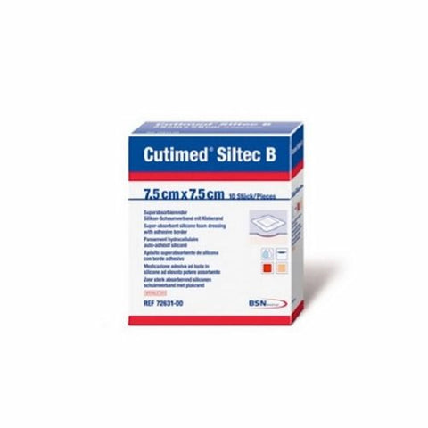 Bsn-Jobst, Hydrogel Dressing Cutimed Siltec B 6 X 6 Inch Square Sterile, Box Of 10