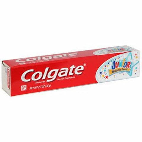 Colgate, Toothpaste Colgate Junior Bubble Fruit Flavor 2.7 oz. Tube, Count of 24