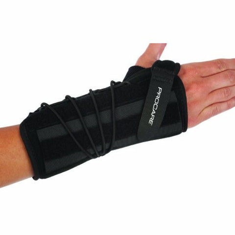 DJO, Wrist Support Quick-Fit Wrist II Removable Palmar Stay Nylon / Foam Right Hand Black One Size Fits, Count of 1
