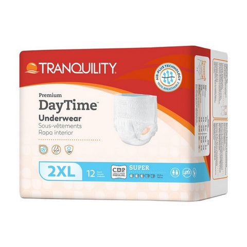 Principle Business Enterprises, Unisex Adult Absorbent Underwear 2X-Large, Count of 12